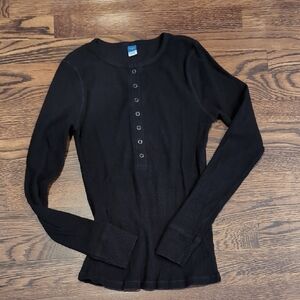 Old Navy Plush Ribbed Henley